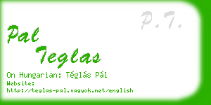 pal teglas business card